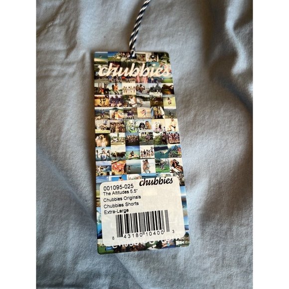 Chubbies Men’s Originals Stretch Short The Altitudes 5.5” Light Blue Size XL NWT - Picture 8 of 13